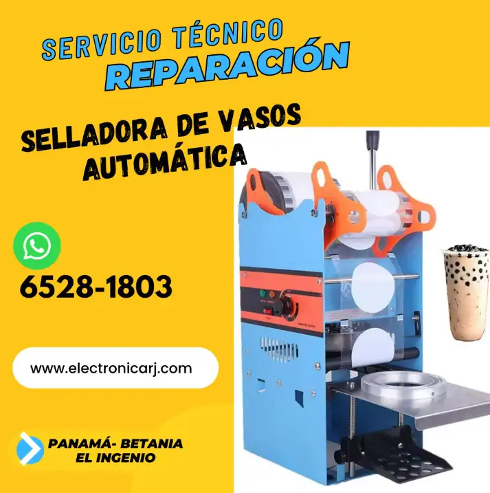 Reparación Maquina selladora de vasos