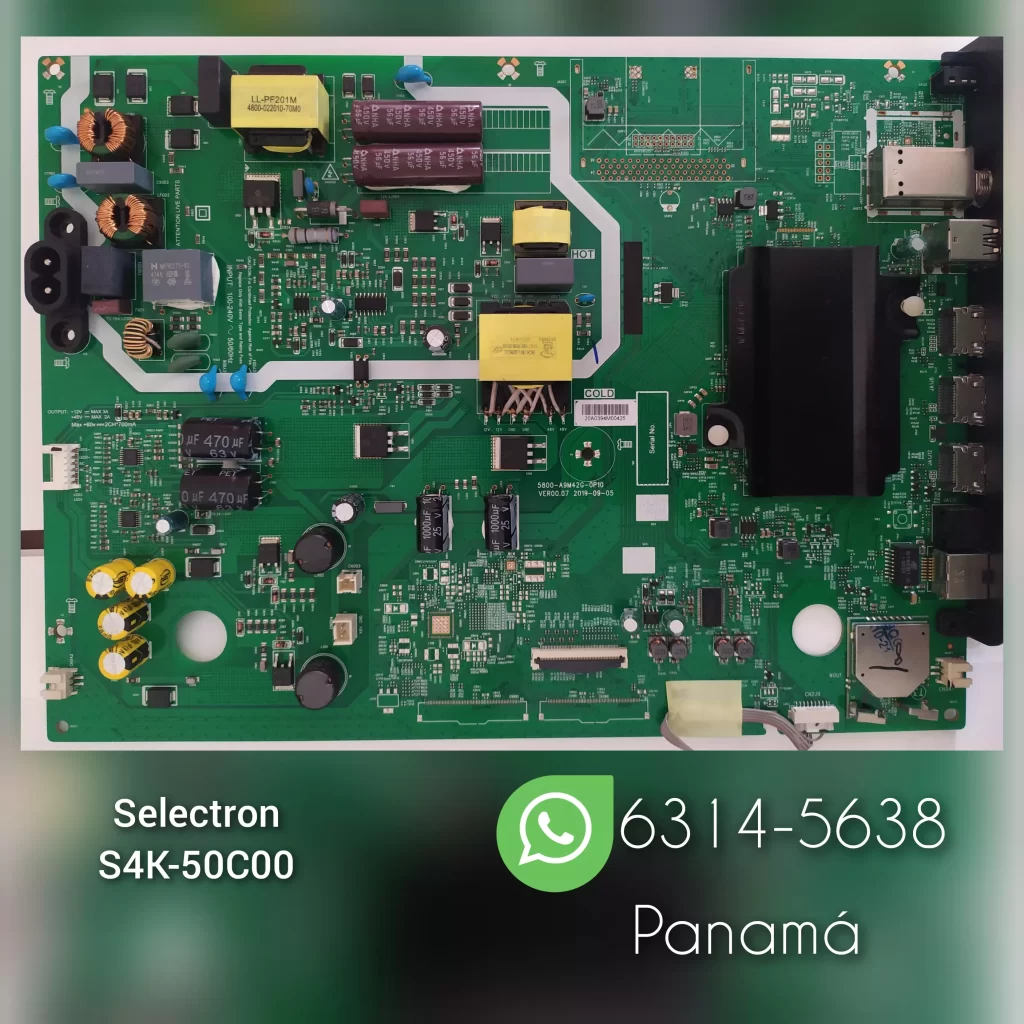 Main board tv selectron S4K-50C00 Erj