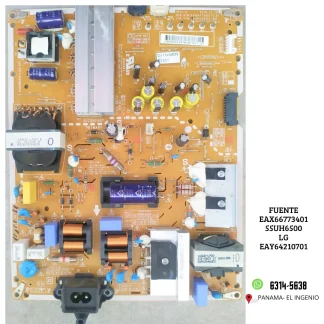 Placa de fuente de alimentación para 55UH6500