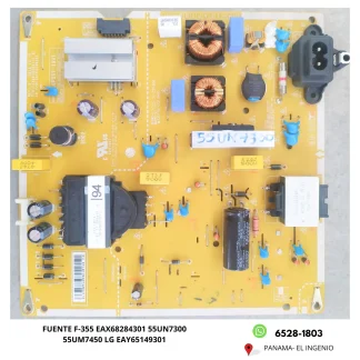 Fuente de tv 55UN7300 55UM7450	LG