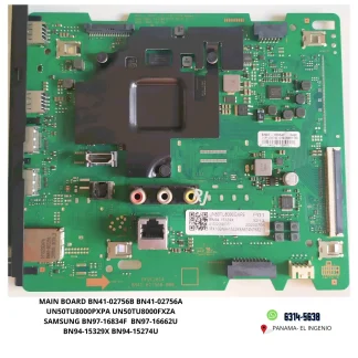 Main board tv samsung UN50TU8000PXPA