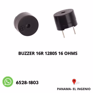 Buzzer Pasivo Magnético 16R (12805) - 16 Ohms