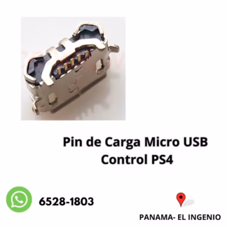 Puerto de Carga Micro USB para Control de PS4