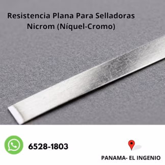 Resistencia Nicrom plana para selladoras